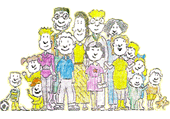 Child's Drawing of family
