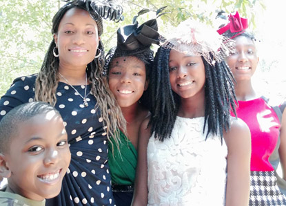 Sunni Williams and family