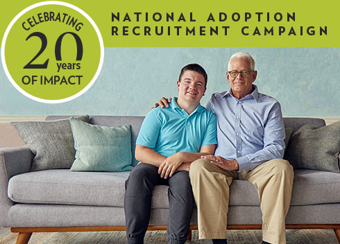 Celebrating 20 years of impact of the National Adoption Recruitment Campaign.